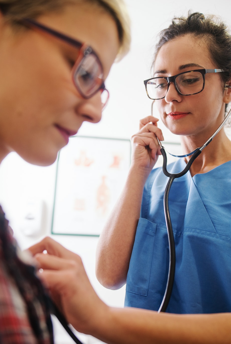 Provider Caring for a Patient